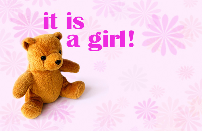 Its a girl - Teddy Bear