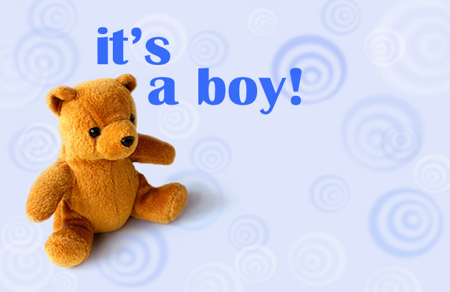 Its a boy - Teddy Bear