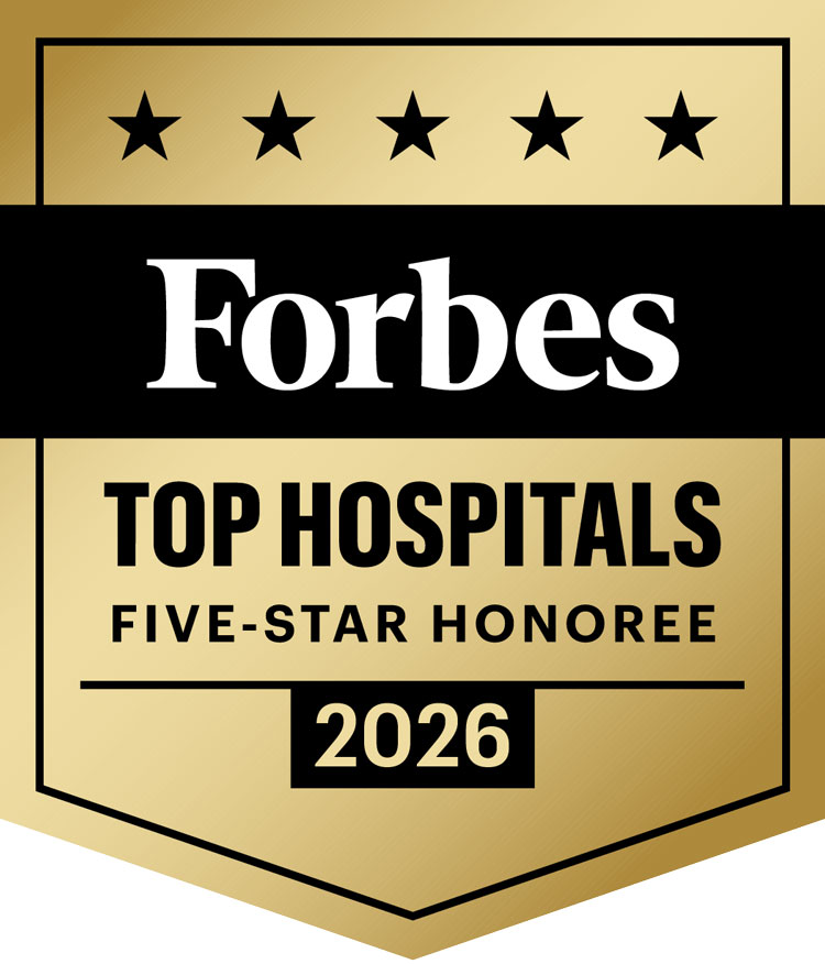 Forbes Top Hospital Badge