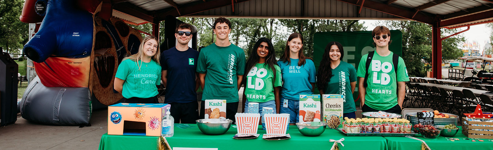Photo of team at the county fair