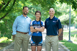 Chloe with Dr. Chad Waits and Doug Wyneken