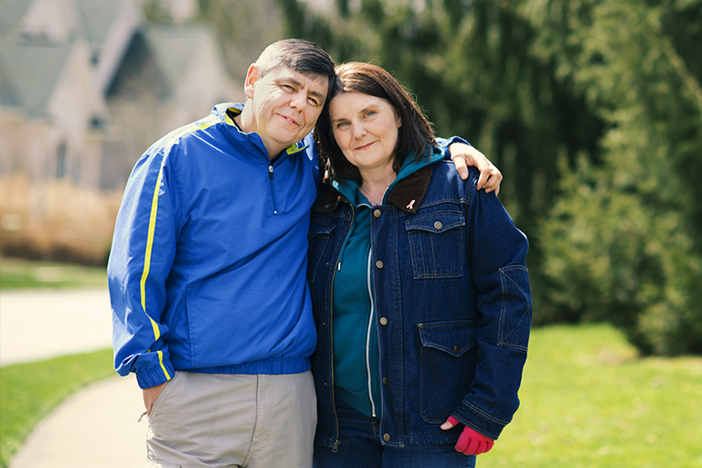 Senga with her husband, Billy